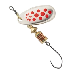 Mepps Comet Silver Red Dot Single Hook Micro Barbed Spinners